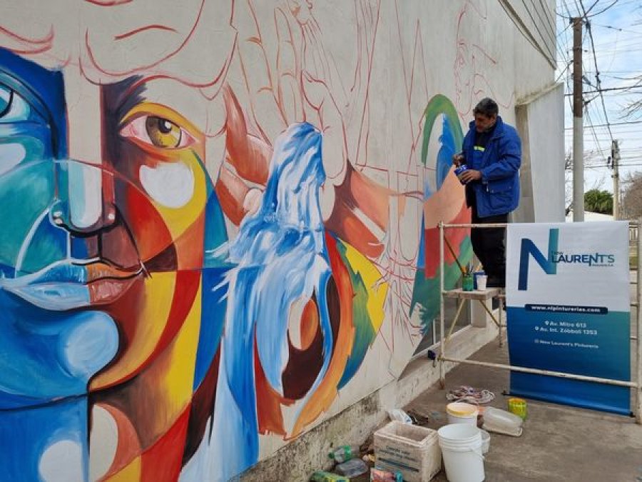 Artistas en plena acci&oacute;n.