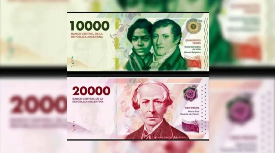 El BCRA confirmo la llegada de los nuevos billetes.