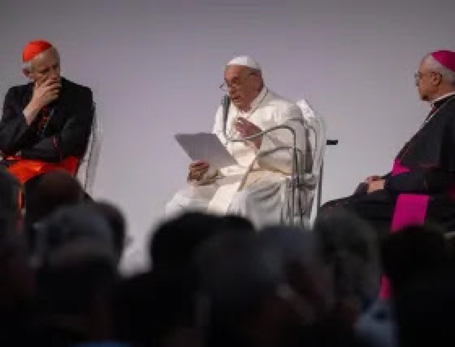 El Sumo Pontífice, hoy, en Trieste.