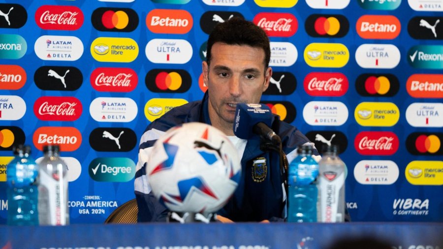 SCALONI EN LA PREVIA DE ARGENTINA - CANADÁ