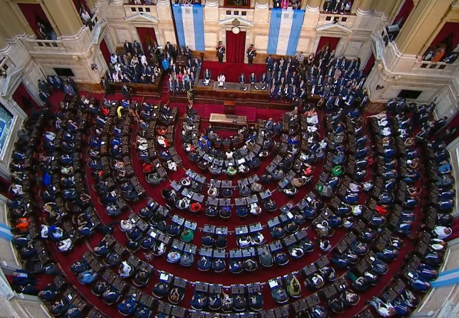 El recinto de la C&aacute;mara de Diputados de la Naci&oacute;n.