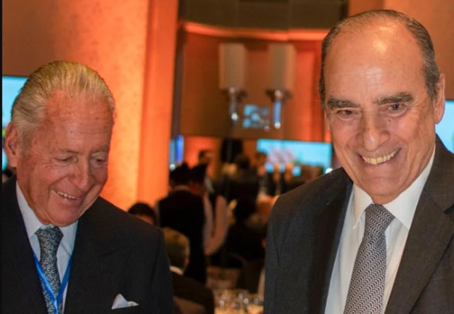 Francos, junto a empresarios.