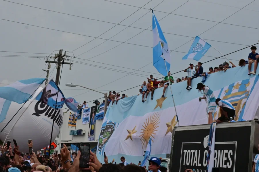 BANDERAZO ARGENTINO EN MIAMI