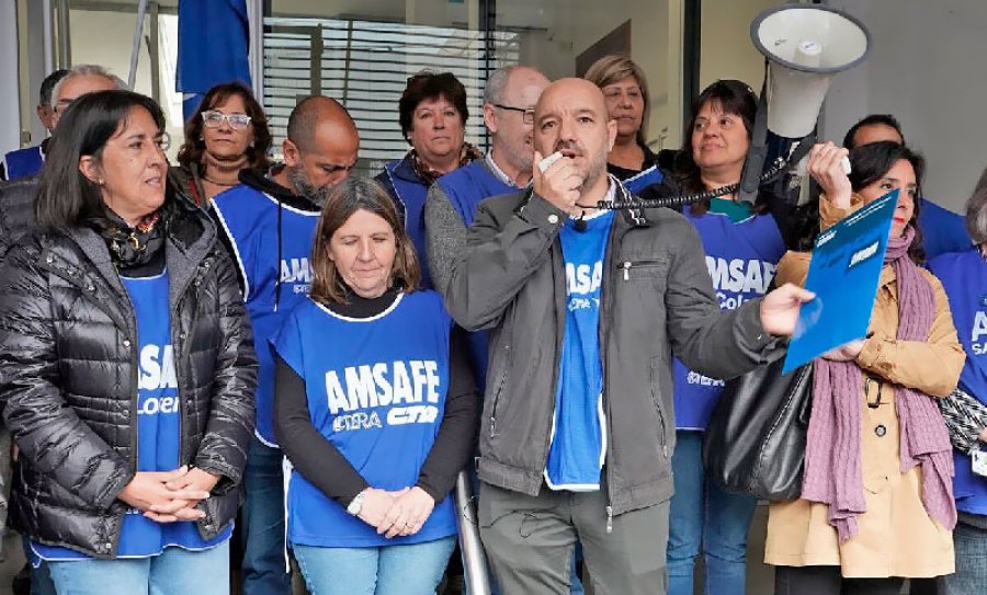 RODRIGO ALONSO. "Hay que empezar a recuperar lo que hemos perdido durante el primer semestre", destac&oacute; el secretario general de Amsafe.