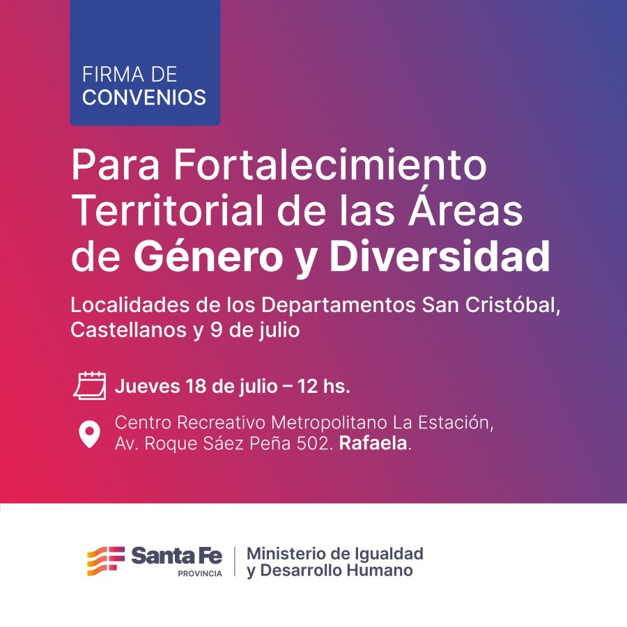 Firma de convenio.