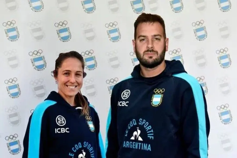 Rocío Sánchez Moccia y Luciano De Cecco, los abanderados argentinos en Paris 2024.