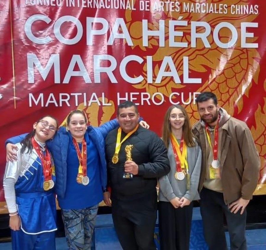 Algunos de los representantes rafaelinos que tuvieron una destacada actuación en Buenos Aires