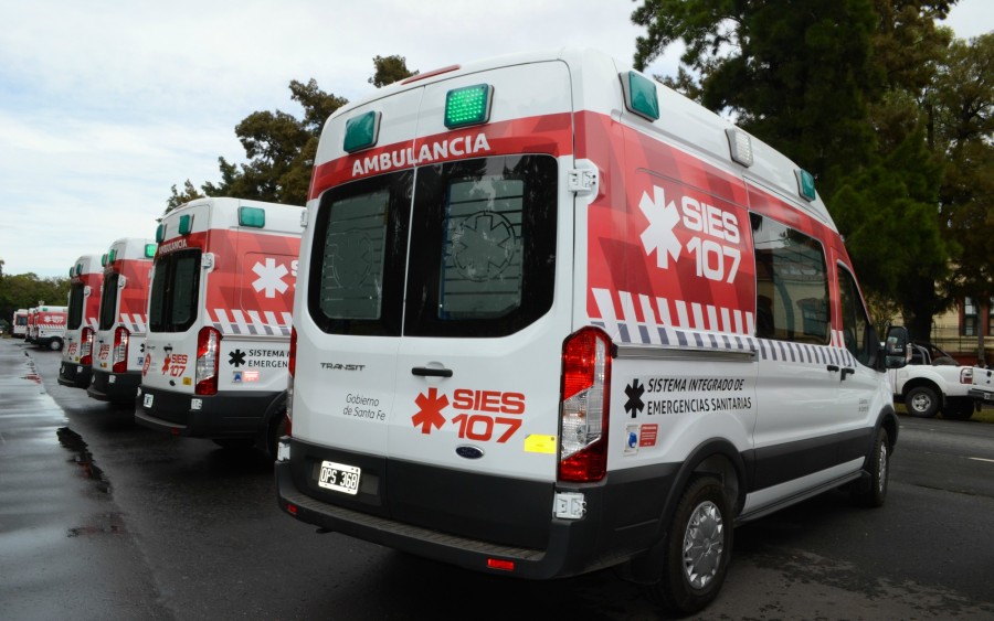 Unidades y ambulancias del Sistema Integrado de Emergencias Sanitarias -SIES 107- cumplen una ardua labor diariamente.