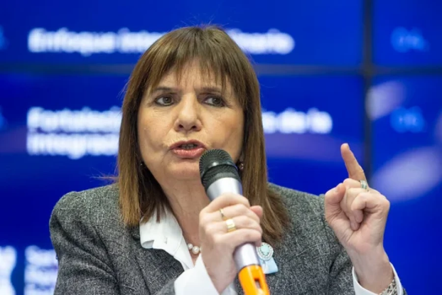 La ministra de Seguridad, Patricia Bullrich.