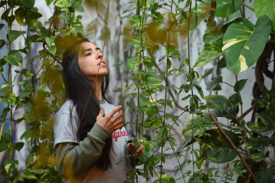 La artista pl&aacute;stica Guadalupe Carrizo en San Miguel de Tucum&aacute;n, Argentina, 30 de mayo de 2024.