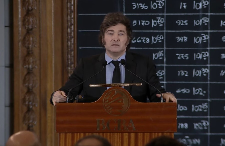 Javier Milei, presidente de la Nación.