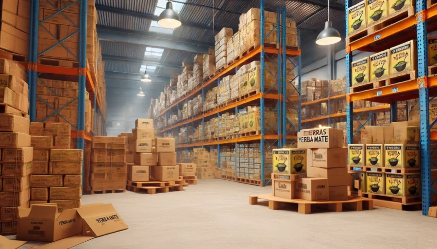 Los paquetes de yerba que adquiri&oacute; el ex Ministerio de Desarrollo Social bajo investigaci&oacute;n.