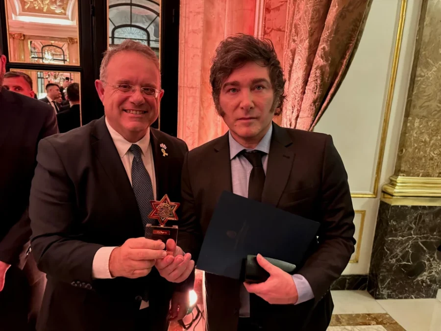 El presidente Javier Milei particip&oacute; de la Fundaci&oacute;n ILAN.