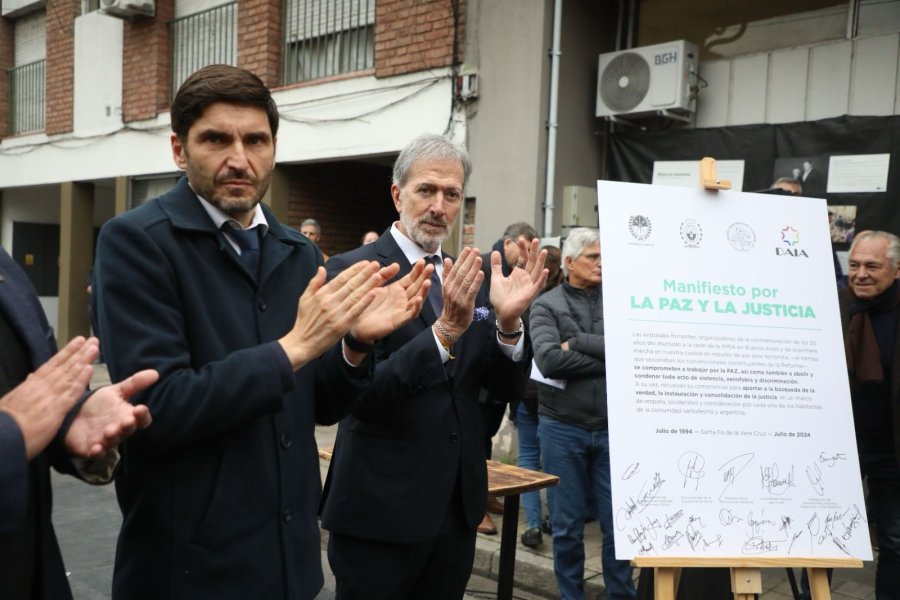 Acto conmemoraci&oacute;n por los 30 a&ntilde;os del atentado a la AMIA.