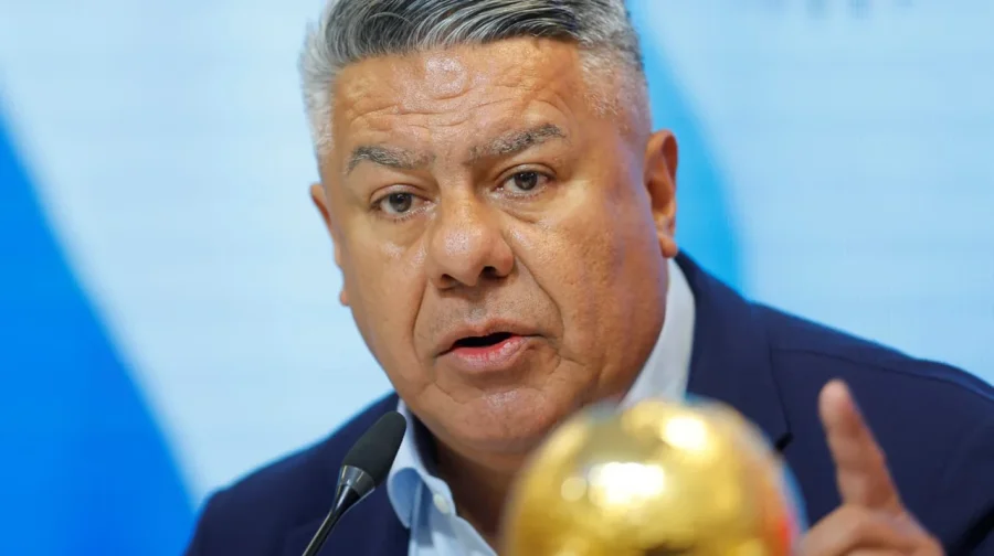 El presidente de la AFA, Claudio Tapia.