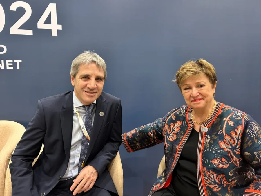 Caputo y Georgieva se reunieron en el marco del G20 que se desarrolla en Rio de Janeiro.