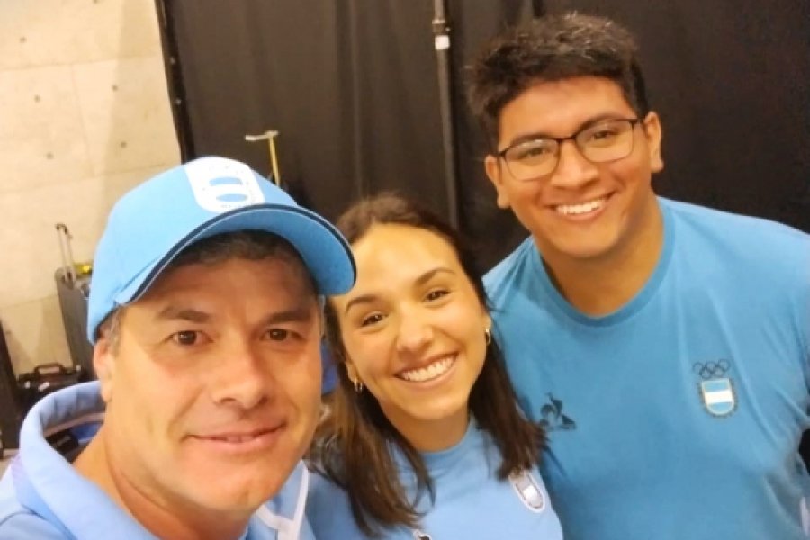 PRUEBA INICIAL./ Los tiradores argentinos hicieron su estreno.