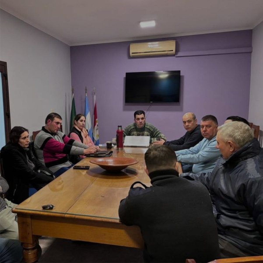 El encuentro desarrollado en la sede comunal.