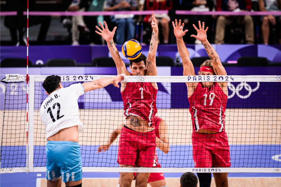 BRUNO LIMA./ Intentando un ataque.