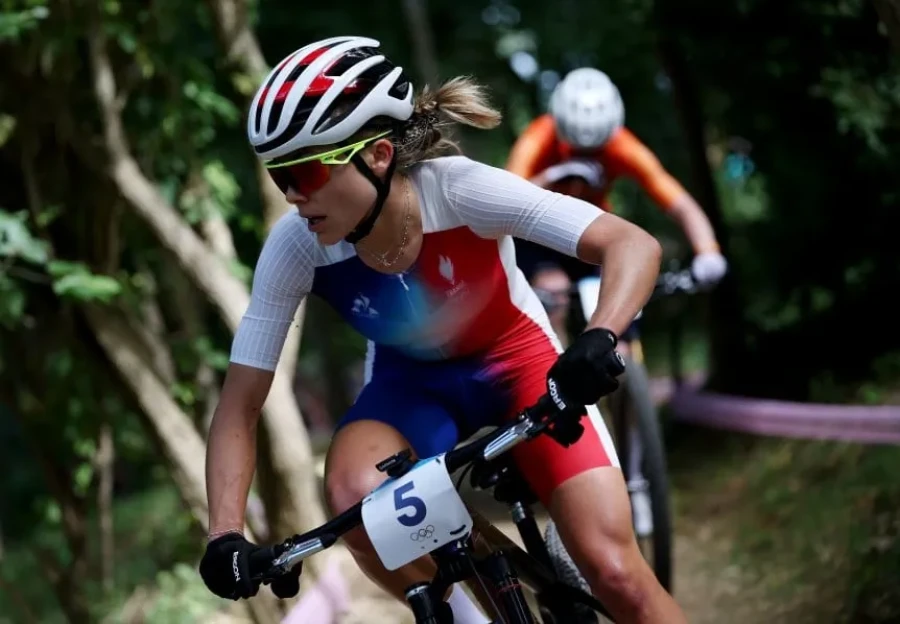 SUSTO./ Lecomte durante la competencia.