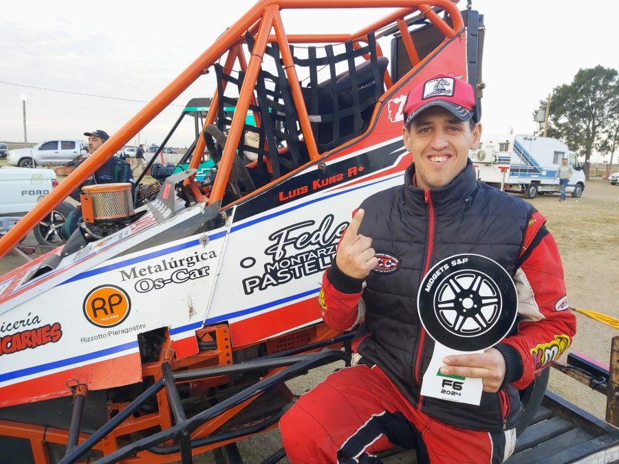 Luis Kunz se impuso en la sexta fecha del Midgets Show and Power.
