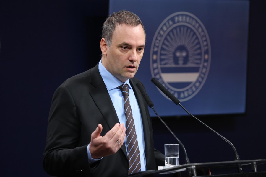 El vocero presidencial, Manuel Adorni.