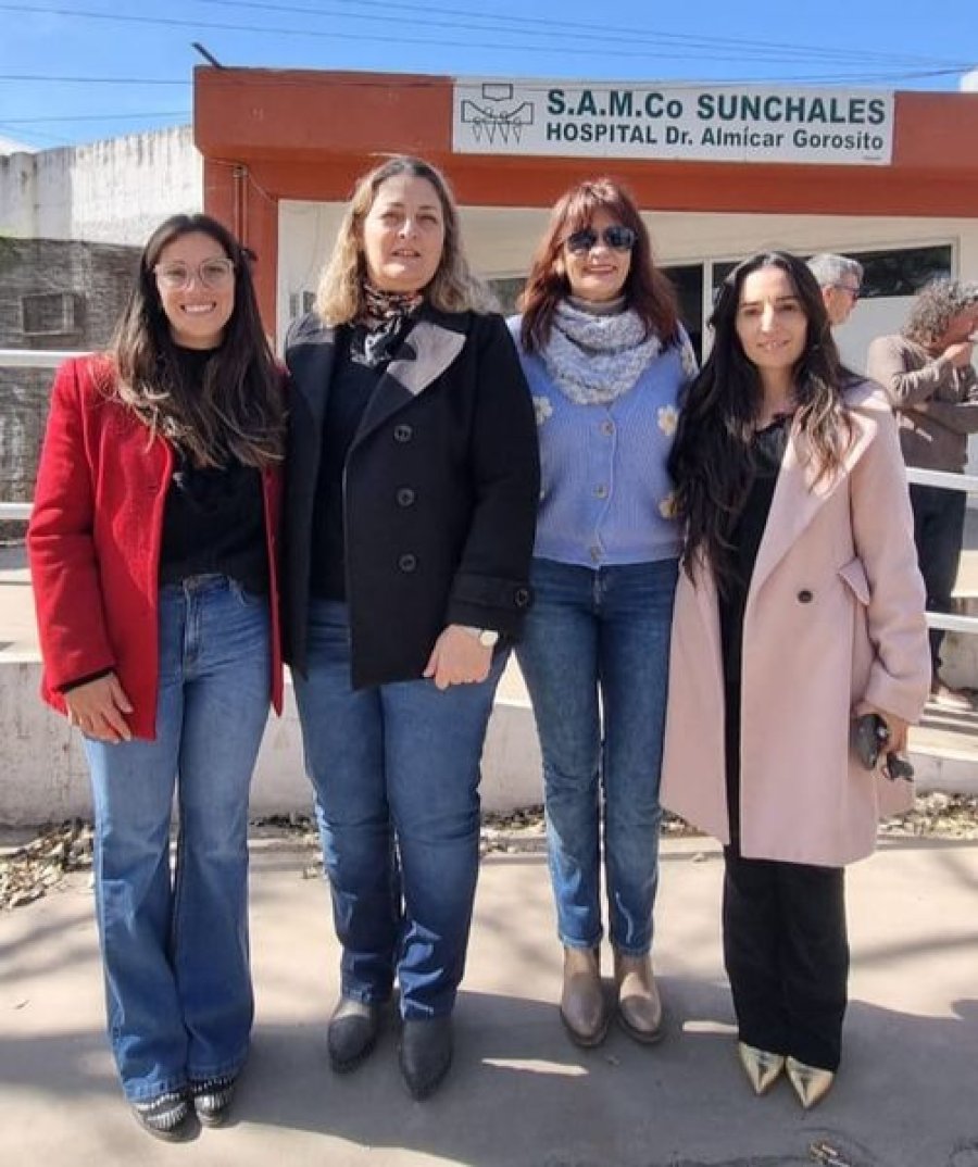 Brenda Torriri, Silvia Ciancio, Laura Balduino y Carolina Giusti.