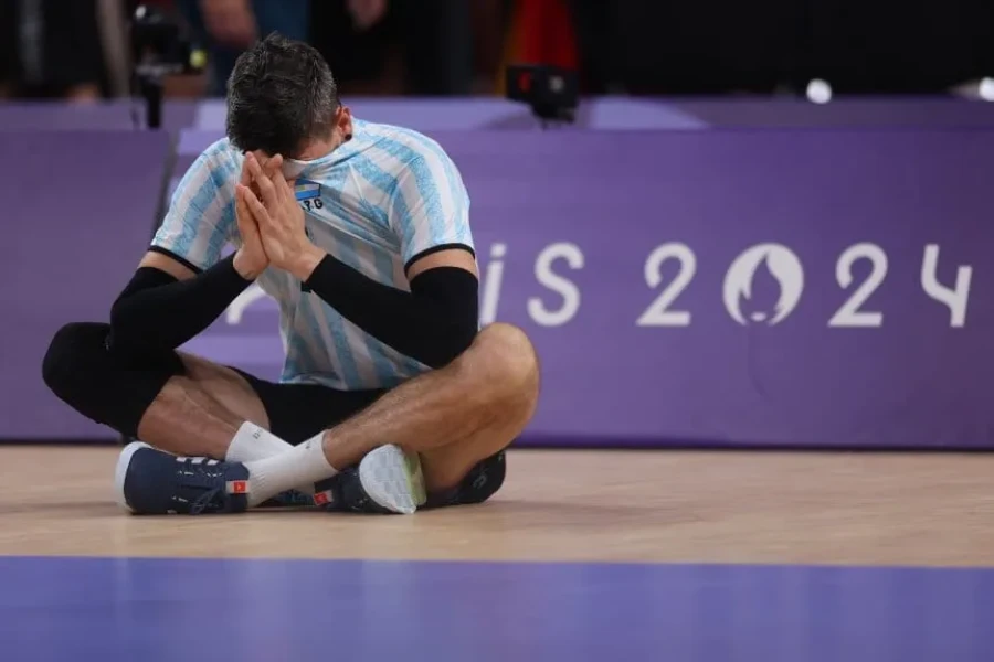 SIN CONSUELO./ Facundo Conte luego del partido que marcó la eliminación.