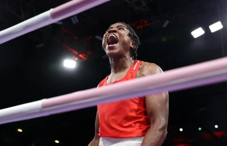 DURA HISTORIA./ La boxeadora que ya asegur&oacute; medalla.