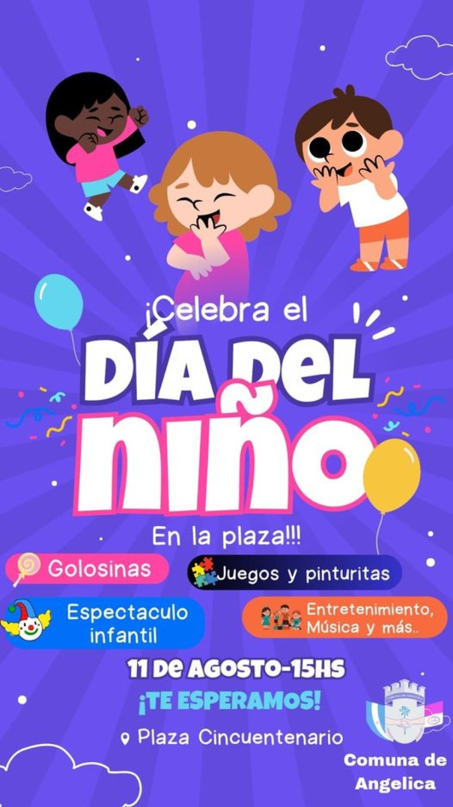 Afiche con la propuesta.