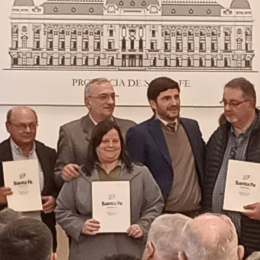 Hugo Michelini, Sandra Gaido, Maximiliano Pullaro y Pedro Fraire.