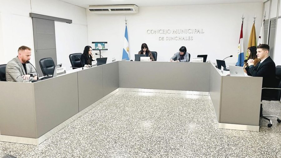 Los ediles en el encuentro de la semana anterior.