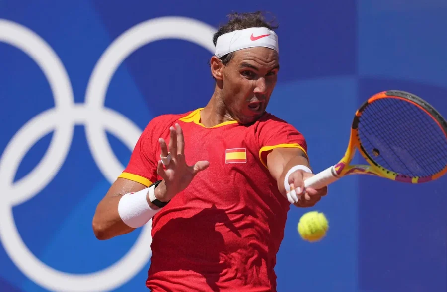Nadal durante los Juegos Olímpicos de París.