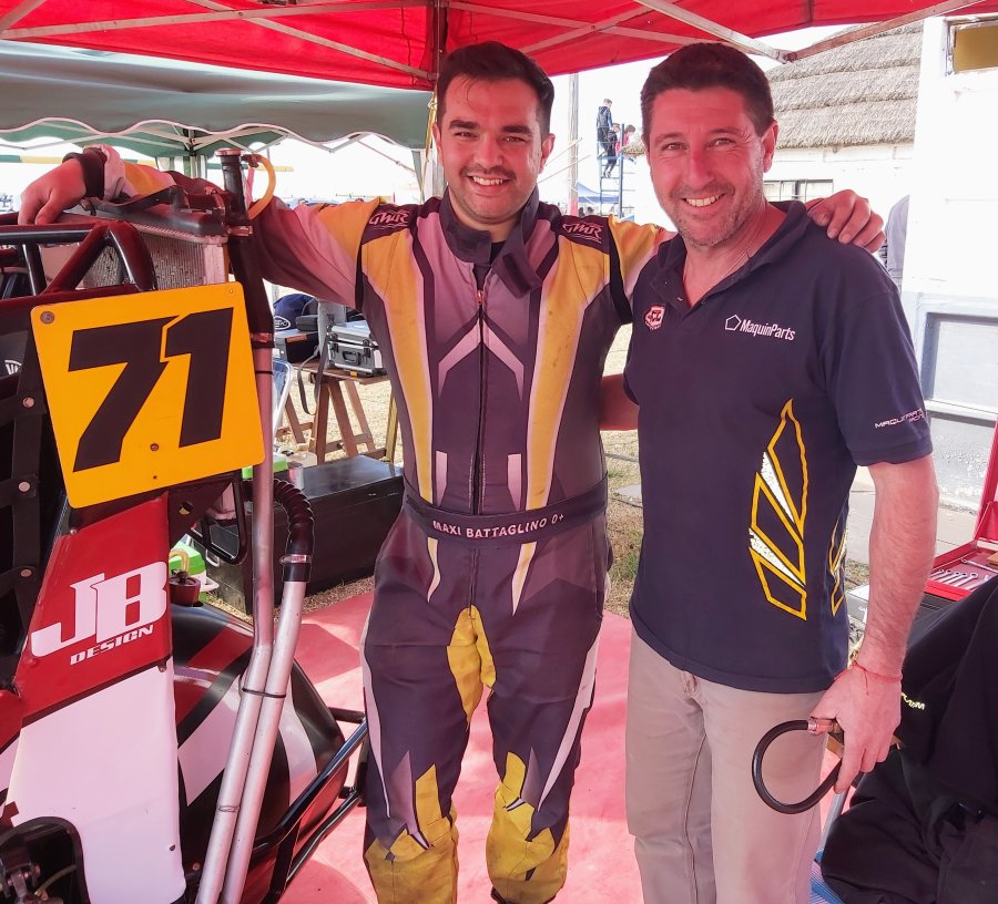 BINOMIO. Maximiliano Battaglino y Mart&iacute;n Ferrari.