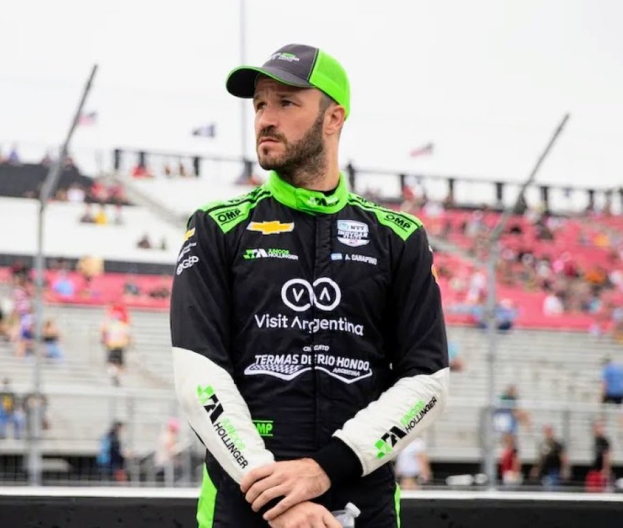 AGUST&Iacute;N CANAPINO. El piloto arrecife&ntilde;o en la IndyCar.