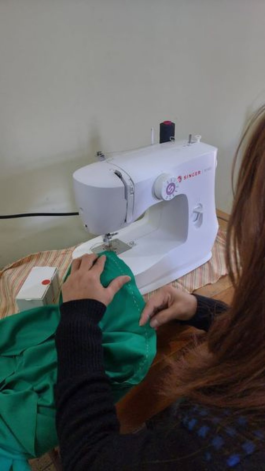 La herramienta recientemente incorporada a los Talleres Comunales.