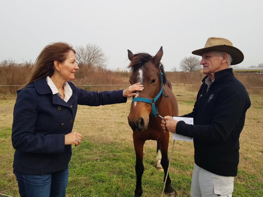 EN ESPERANZA.  La secretaria de Turismo, Marcela Aerberhard, present&oacute; la oferta tur&iacute;stica provincial para lo que resta del mes de agosto.