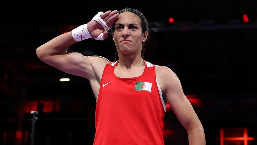 Imane Khelif venció en la final a la china Yang Liu y ganó la medalla dorada