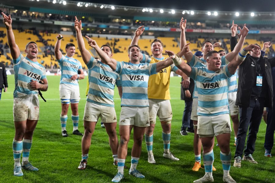 INOLVIDABLE./ El festejo en Wellington.