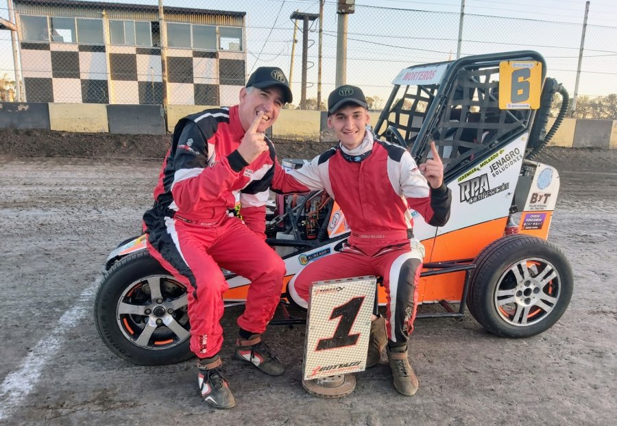 Cristian y Jerem&iacute;as Molardo, los ganadores en el Midgets Show and Power.