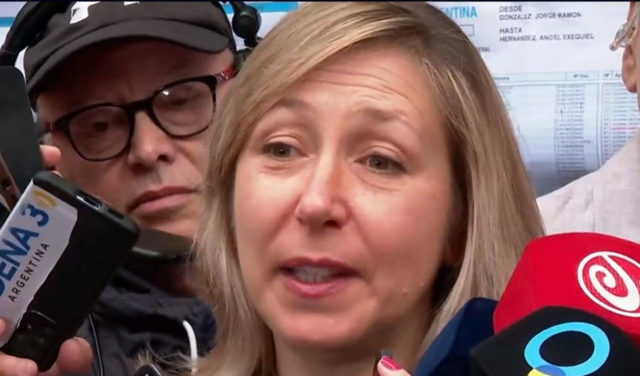 Myriam Bregman, dirigente del Frente de Izquierda de los Trabajadores (FIT).