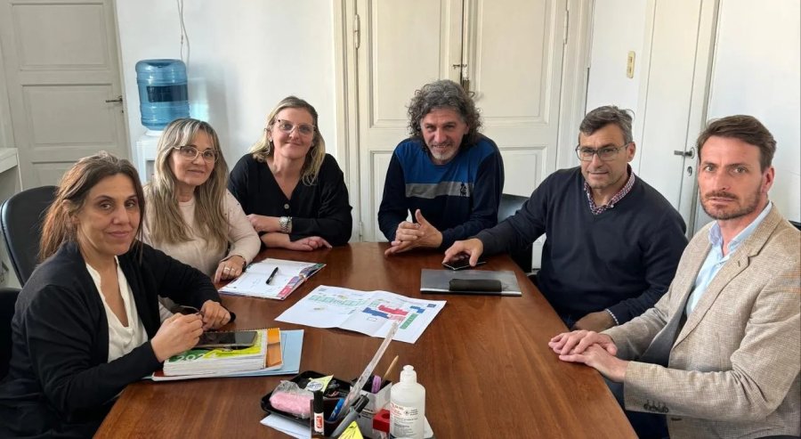 Vista del encuentro en la cartera de salud.