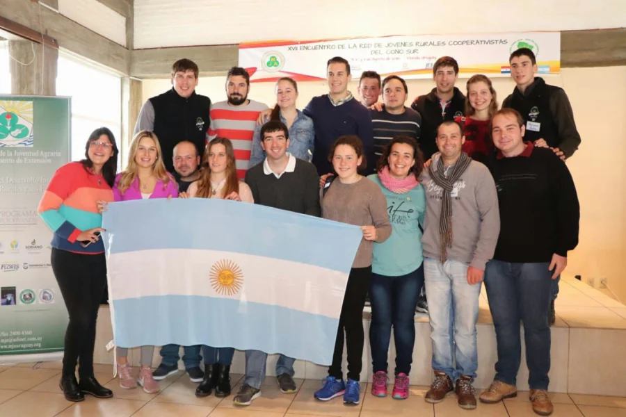 La Juventud Agropecuaria de la Cooperativa Lehmann.