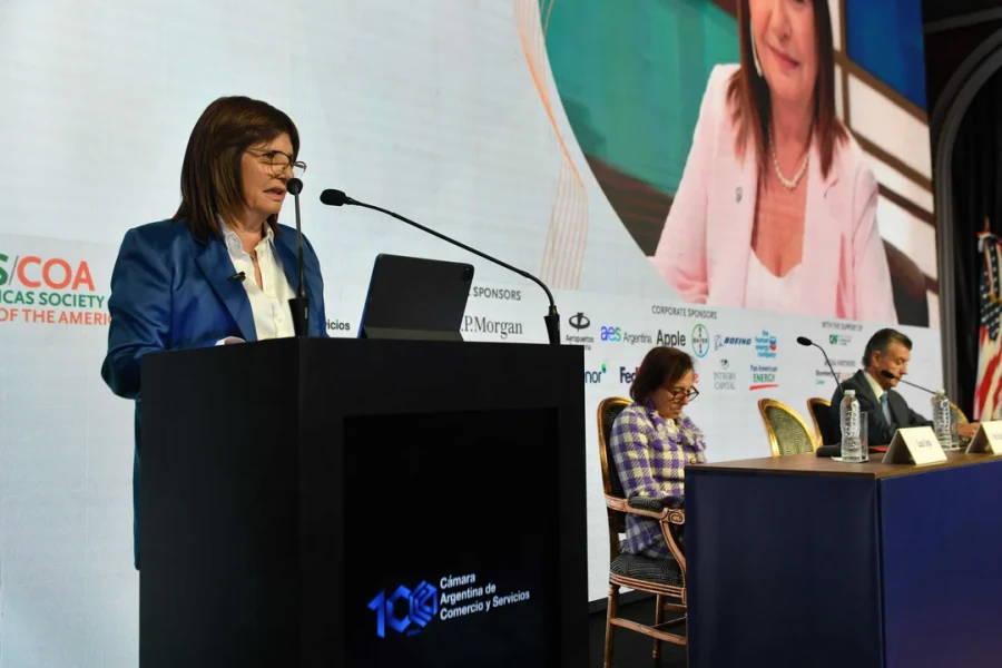 Ministra de Seguridad, Patricia Bullrich.