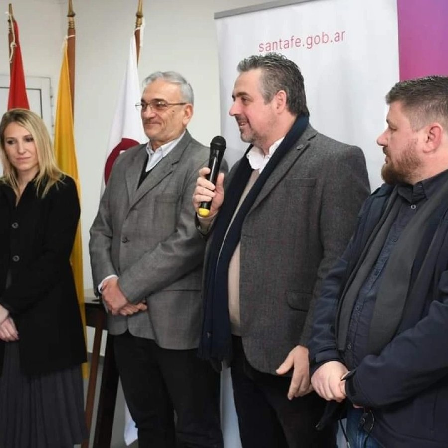 Virginia Coudannes, Alcides Calvo, Pablo Cococcioni y Pablo Pinotti.