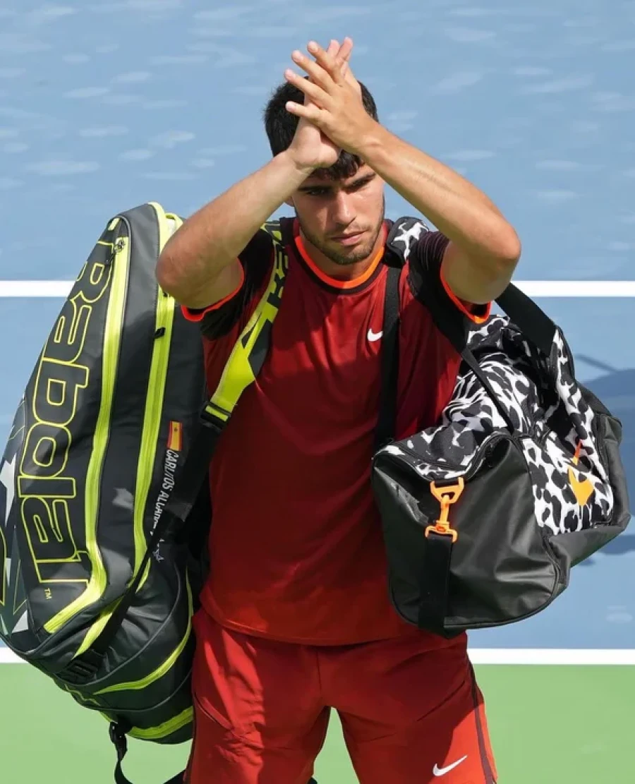 ARREPENTIDO./ La estrella del tenis mundial.