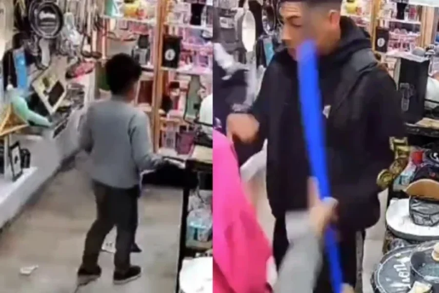 "¡Ladrones, se llevaron la plata!", gritaba desconsoladamente el nene.