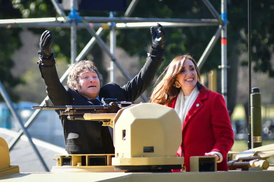 Javier Milei y Victoria Villarruel.