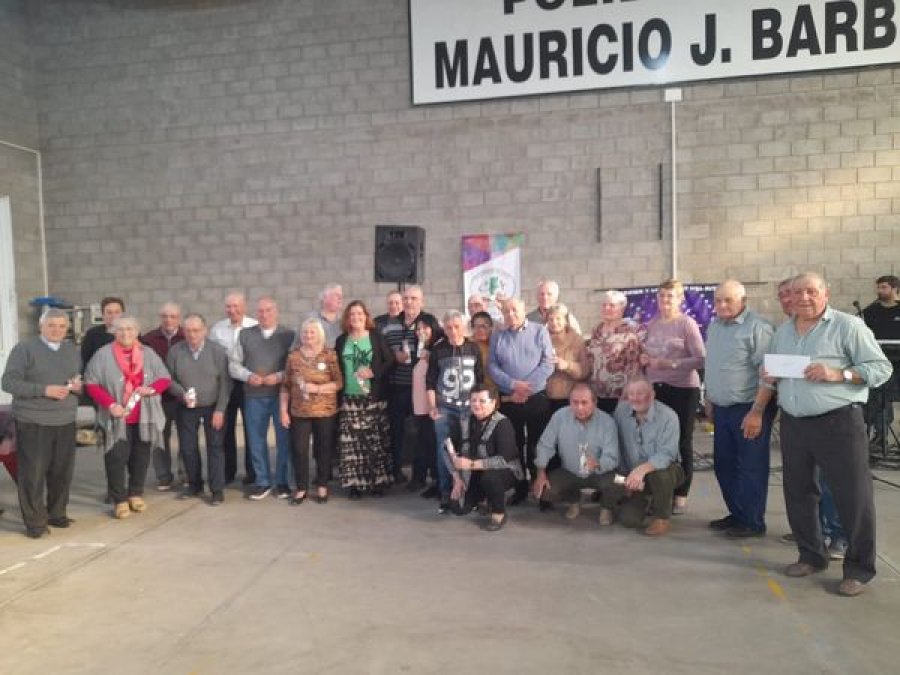 El instante en que se entregaron los aportes.