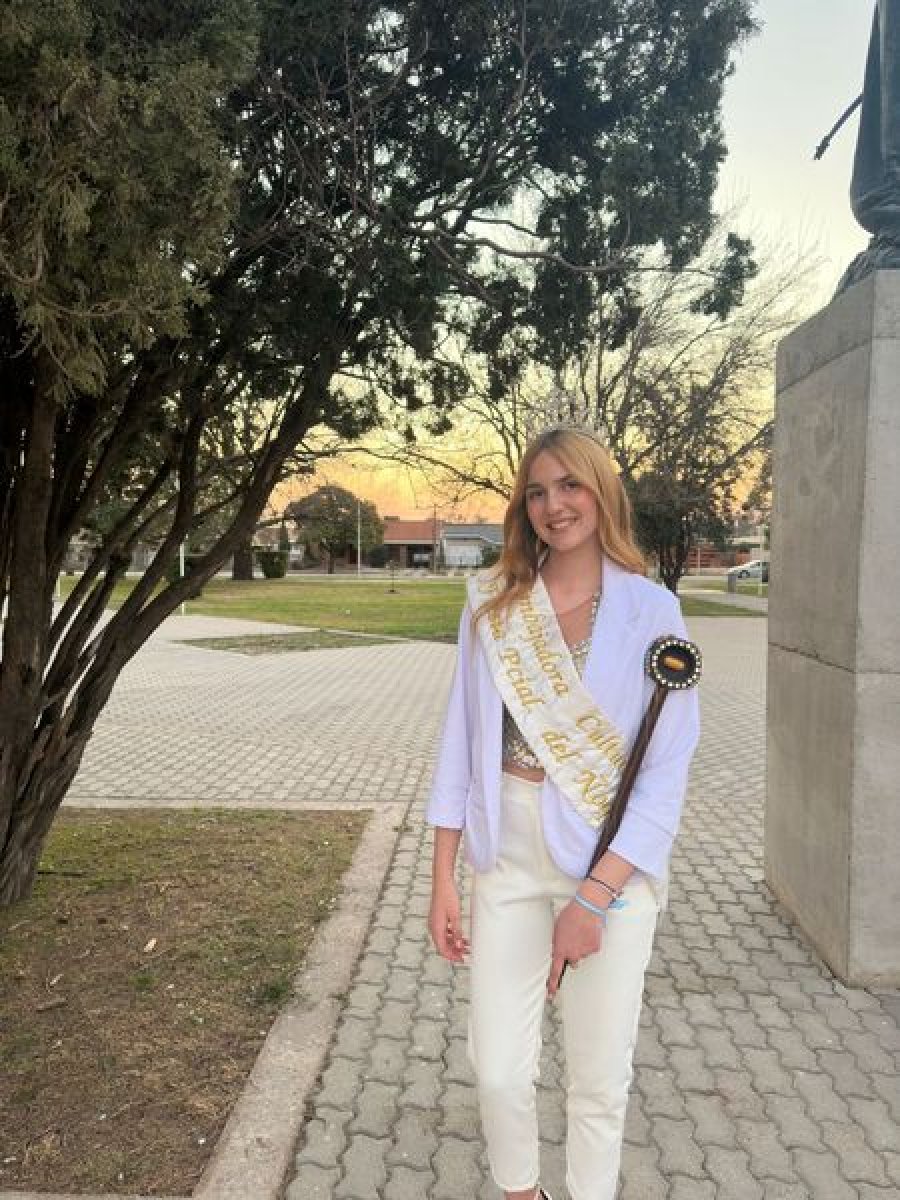 Angelina Guglielmone en la localidad cordobesa.